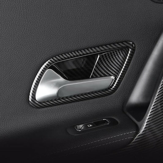 Passend für Mercedes Benz A Klasse W177 Carbon Blende Türgriff Abdeckung Schutz