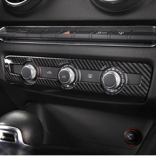 Passend für Audi A3 8V 2014-2018 Carbon Rahmen für Lüftungsregler Regler Lüftung