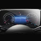 Passend für 2x Passt zu Mercedes C Klasse W206 2022 Schutz Glas Folie Sonnen Filter Display