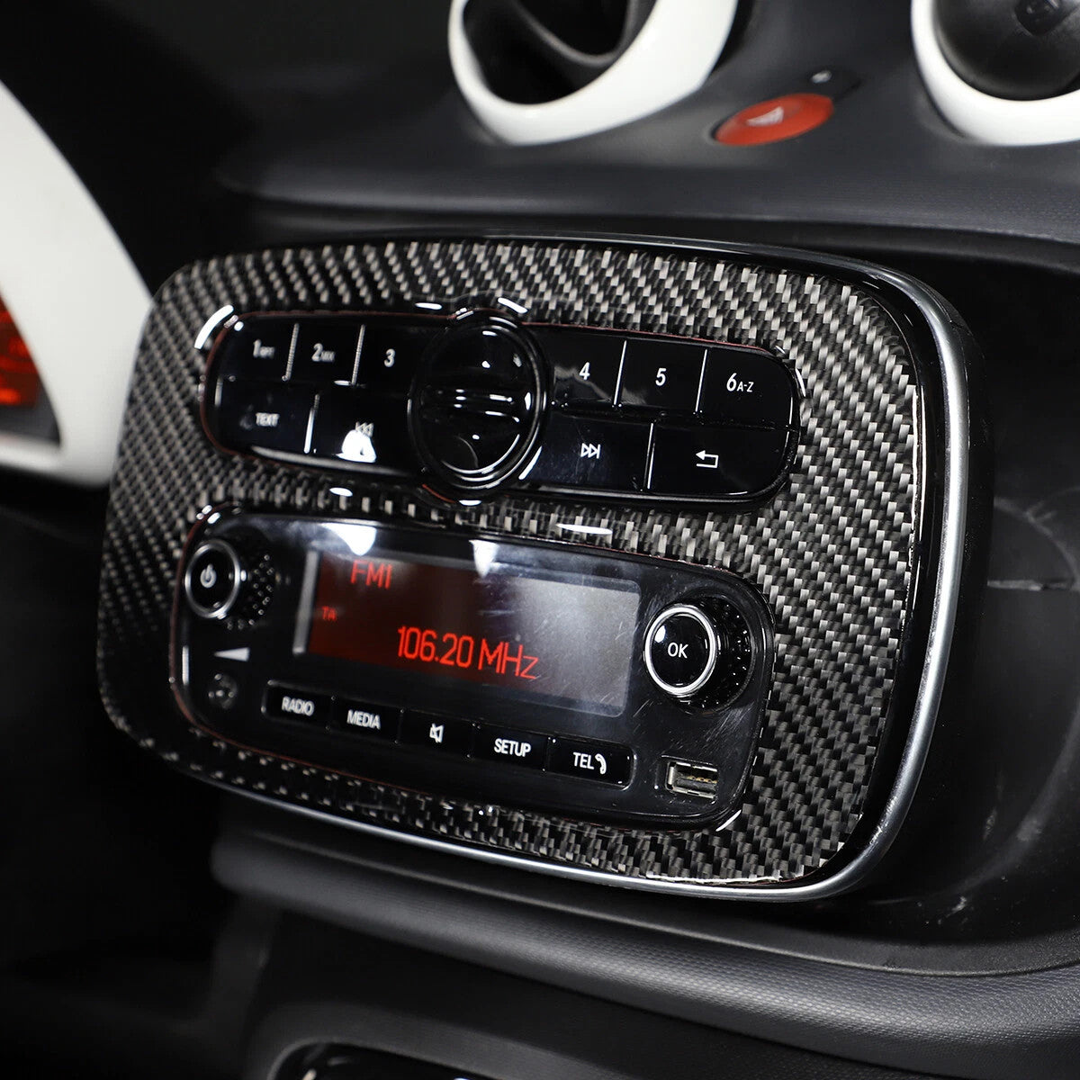 Passend für Smart Fortwo 453 2016 Mittelkonsole Blende