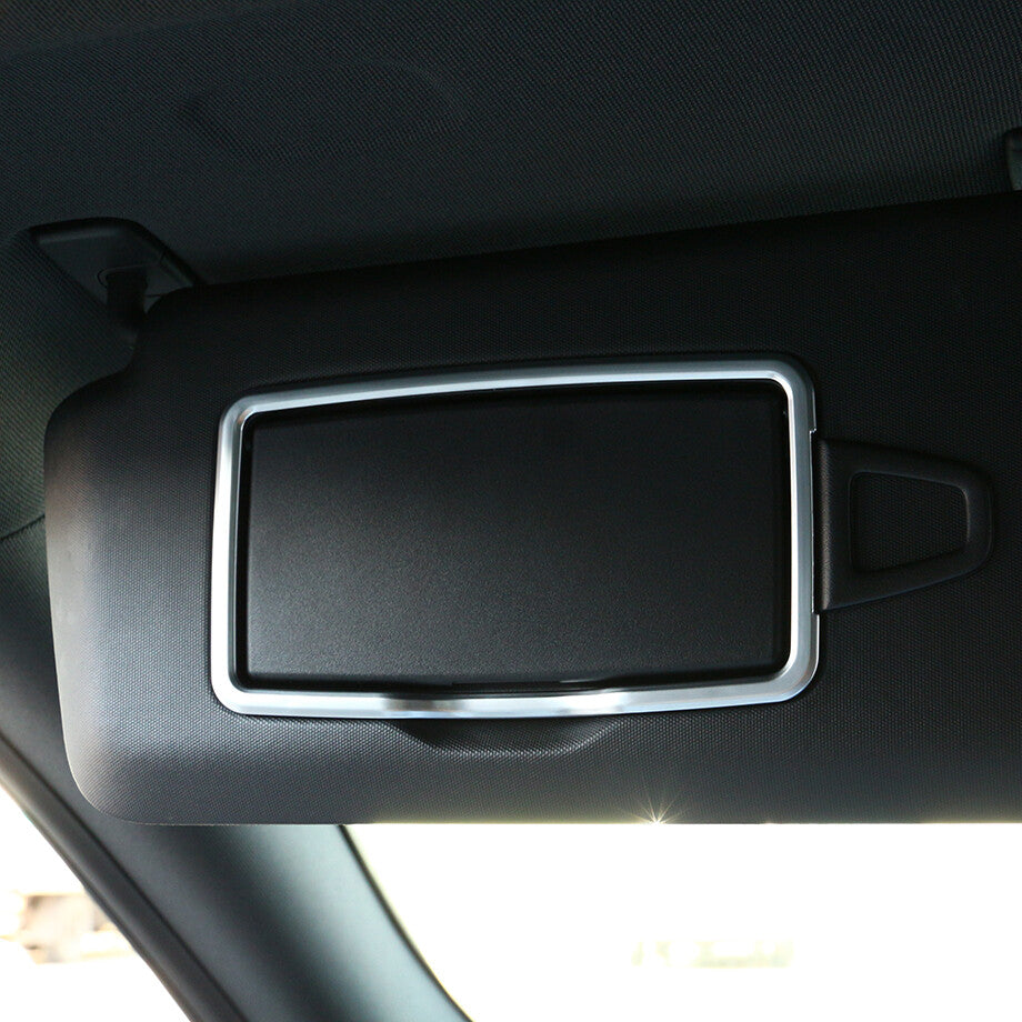 Passend für Mercedes A C CLA GLA GLC GLE ML Sonnen Blenden Abdeckung Rahmen Silbe