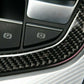 Passend für Schalttafel Becherhalter Blende Carbon Passend Für Audi A4 S4 RS4 B9 Sline A5 S5