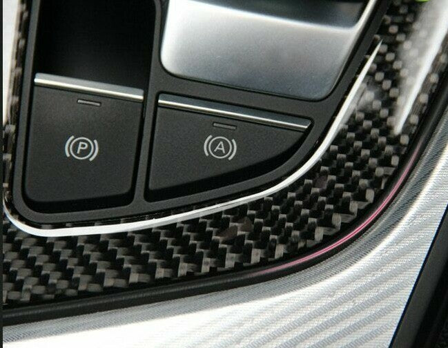 Passend für Schalttafel Becherhalter Blende Carbon Passend Für Audi A4 S4 RS4 B9 Sline A5 S5