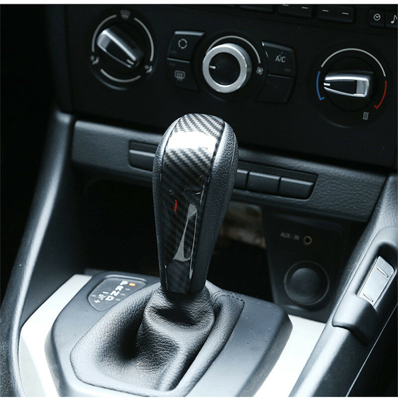 Passend für BMW 3 E90 Carbon Mittelkonsole Schaltknauf Getriebe Blende Rahmen