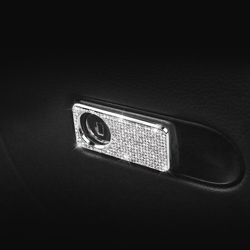 Passend für Mercedes GLC X253 C Class W205 Handschuhfach Blende Rahmen Silber
