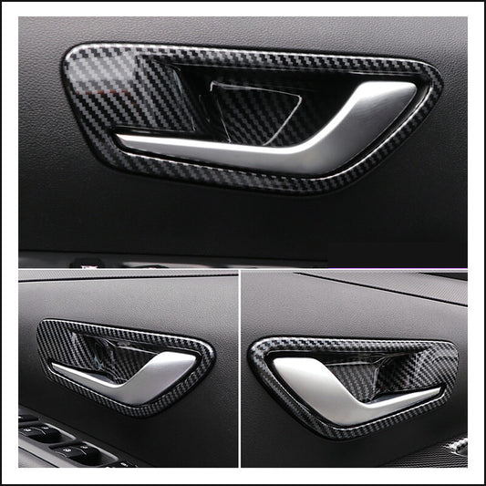 Passend für Hyundai Tucson NX4 Abdeckung Türgriff Schutz Blende Rahmen Carbon