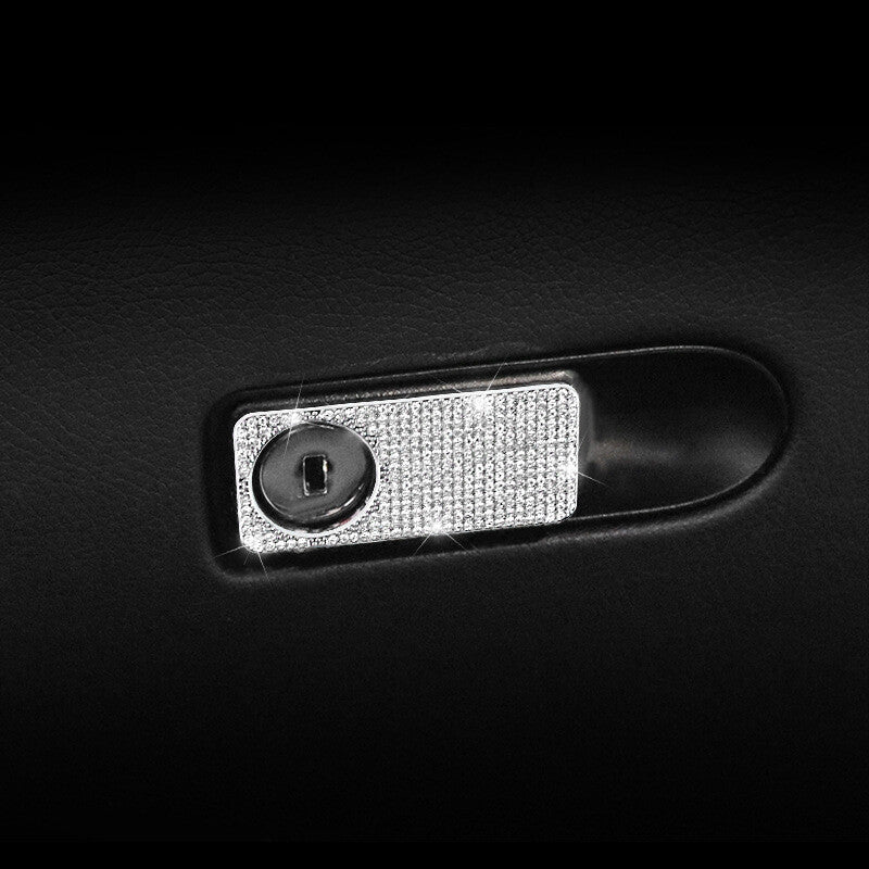 Passend für Mercedes GLC X253 C Class W205 Handschuhfach Blende Rahmen Silber
