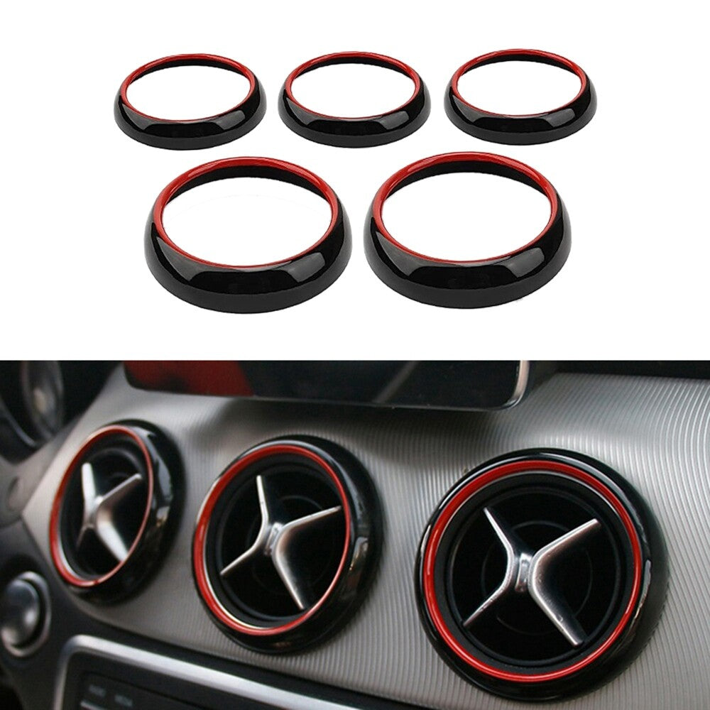 Passend für Mercedes A GLA CLA Lüftung Ringe Blenden Abdeckung Rahmen