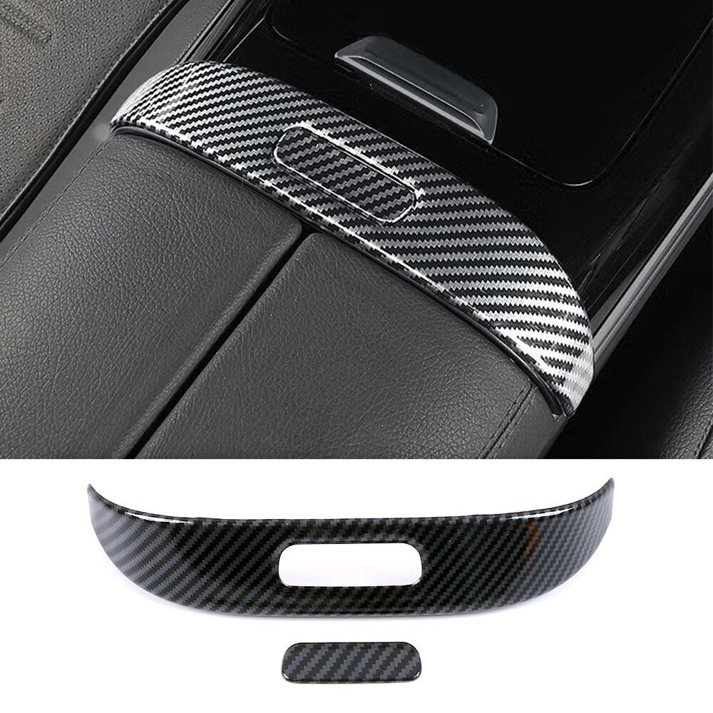 Passend für Mercedes C W206 Aufbewahrungsbox Blenden Abdeckungen Rahmen Carbon