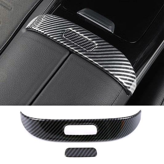 Passend für Mercedes C W206 Aufbewahrungsbox Blenden Abdeckungen Rahmen Carbon