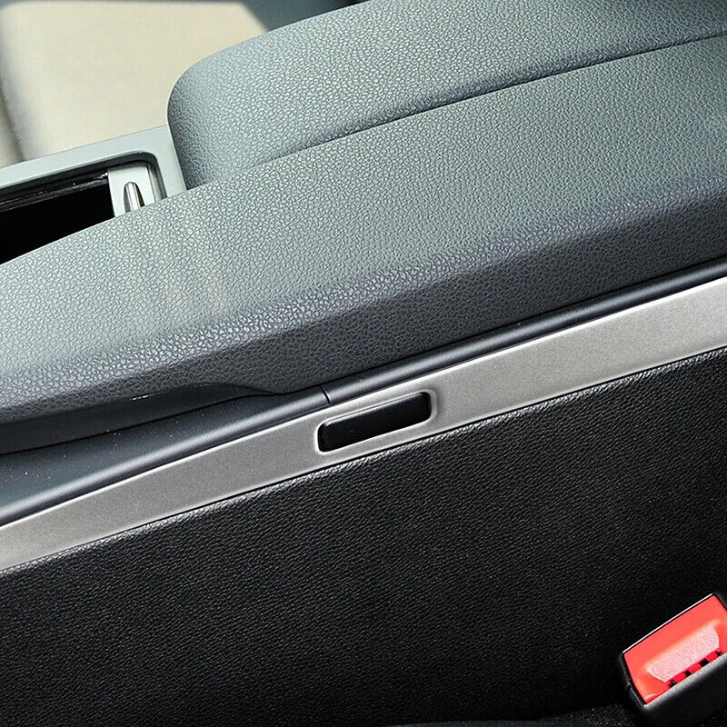 Passend für Mercedes C Klasse W204 Mittelkonsole Rahmen Blenden Silber Edelstahl