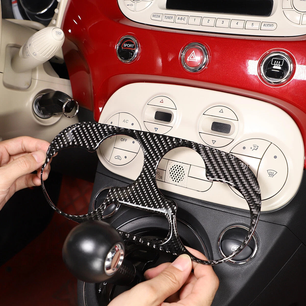 Passend für Fiat 500 312 2011-2019 Klimabedienung Blende
