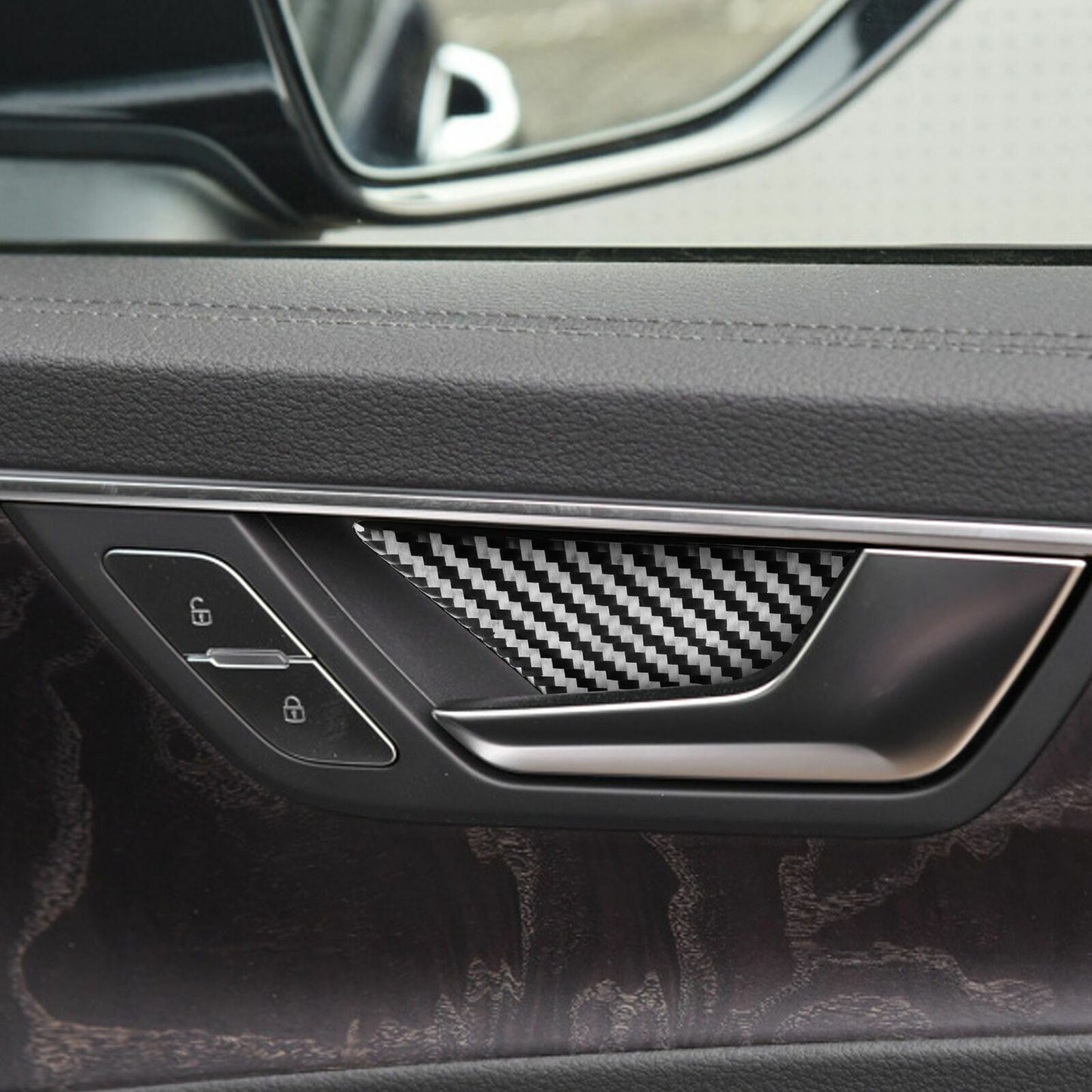 Passend für Audi A6 C8 A7 ab 2019 Türgriffe Blende Rahmen Zierblende Abdeckung