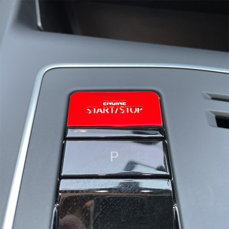 Passend für Golf 8 MK8 Start Stop Blende Abdeckung Rahmen Rot