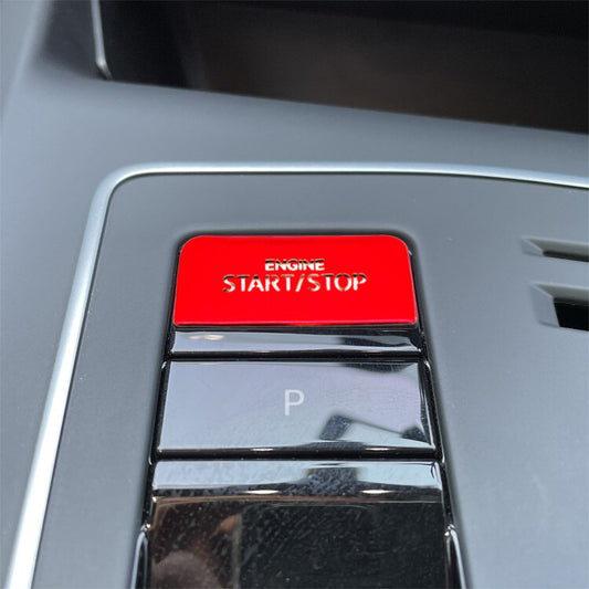 Passend für Golf 8 MK8 Start Stop Blende Abdeckung Rahmen Rot