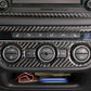 Passend für VW Tiguan 2010-2016 Lüftungsregler Blenden Rahmen Tuning Carbon