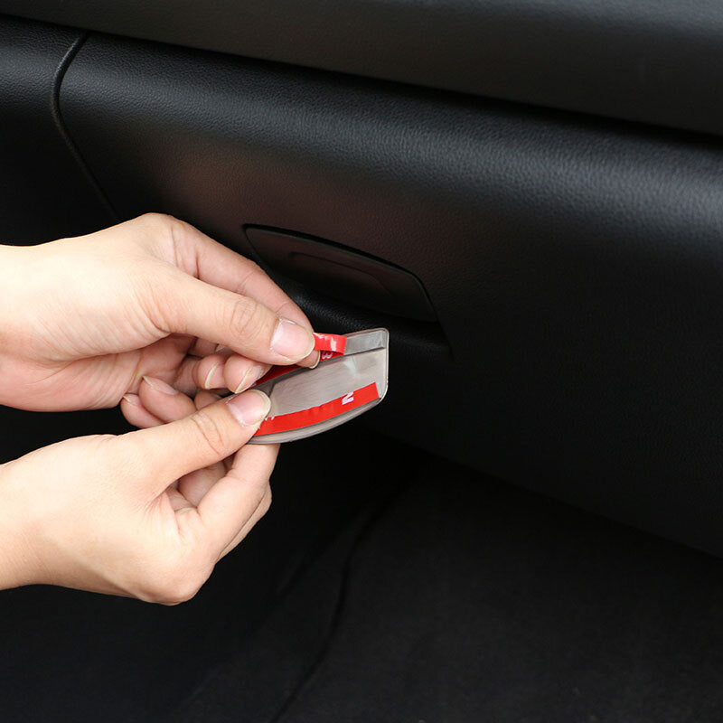 Passend für Renault Kadjar Handschuhfach Blende Abdeckung Rahmen Silber