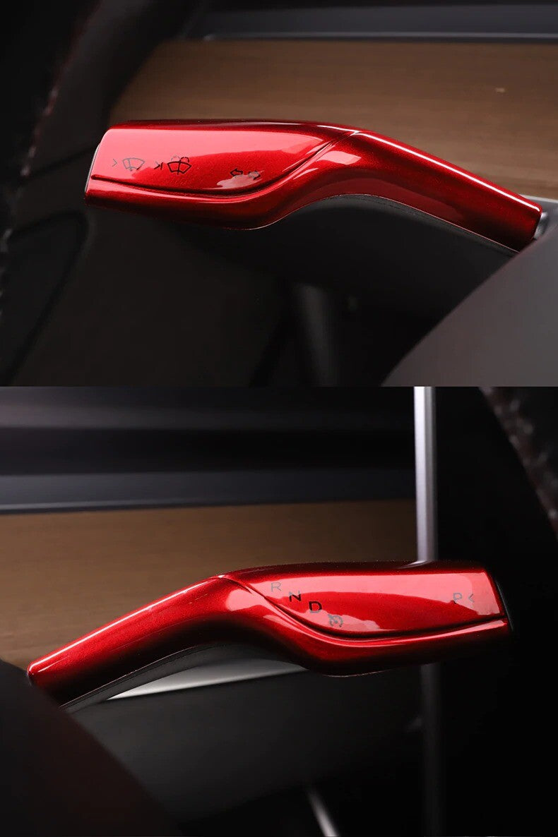 Passend für Tesla Model 3 Blende Rot Scheibenwischer Blinker Aufwertung Rahmen