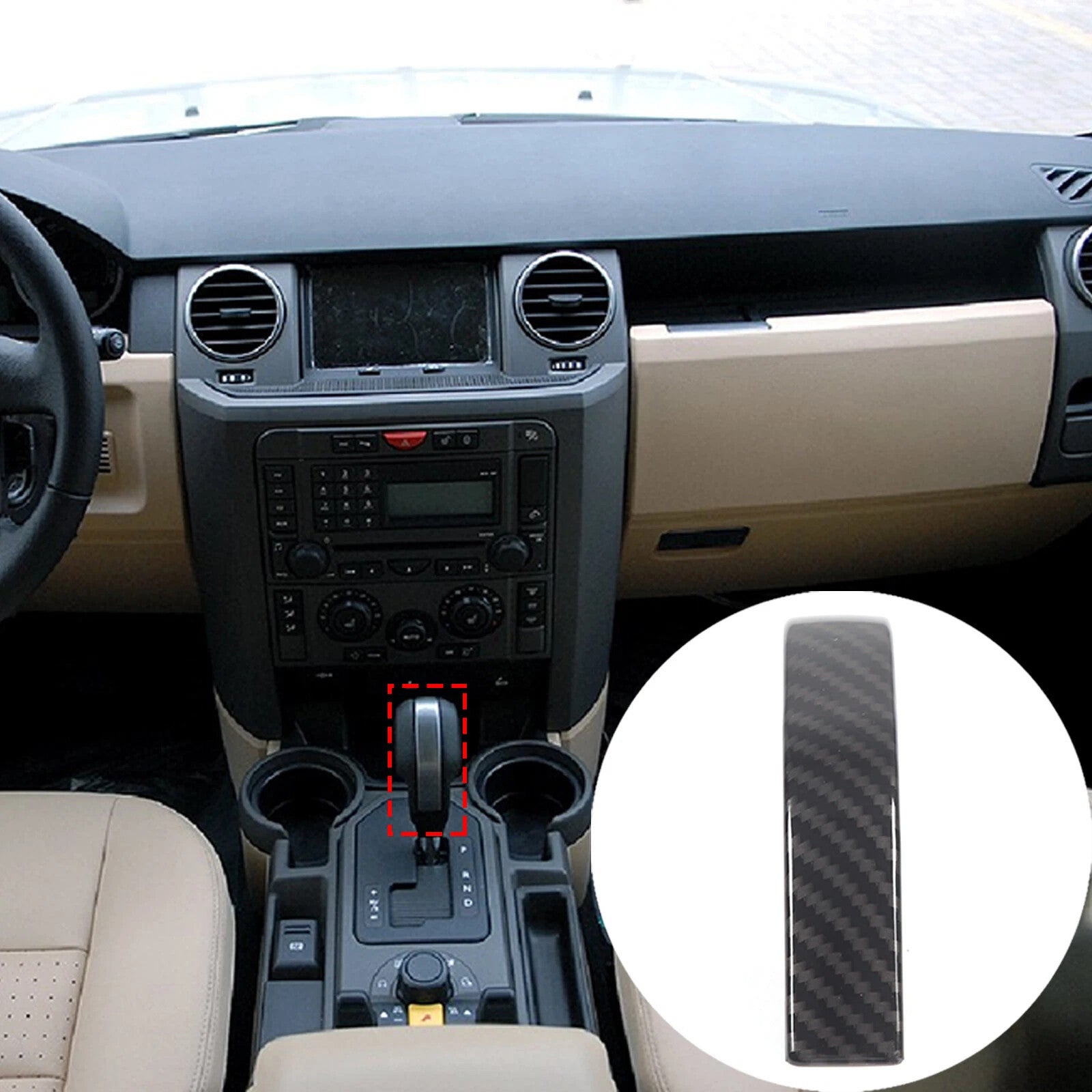 Passend für Land Rover Discovery 3 / 4 Gangschaltung Blende