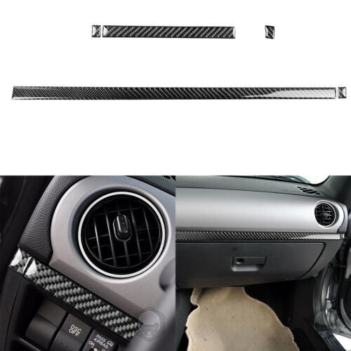 Passend für Mazda MX-5 III 2009-14 Cockpit Mittelkonsole Blenden Abdeckung Carbo
