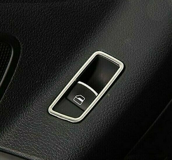 Passend für VW Tiguan Fensterheber Blenden Zierrahmen Edelstahl Rahmen