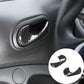 Passend für Smart Fortwo 453 Türgriffe Blenden Abdeckung Carbon
