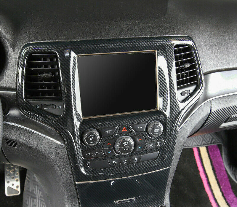 Passend für Jeep Cherokee Display Abdeckung Blenden Rahmen Tuning