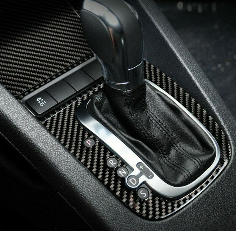 Passend für Mittelkonsole Carbon Rahmen Blende Passend Für VW Golf 6 MK6 GTI Sirocco