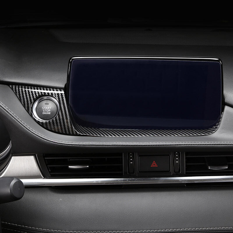 Passend für Mazda Atenza ab 2019 Blende Carbon Start Stop Dekor Interieur Rahmen
