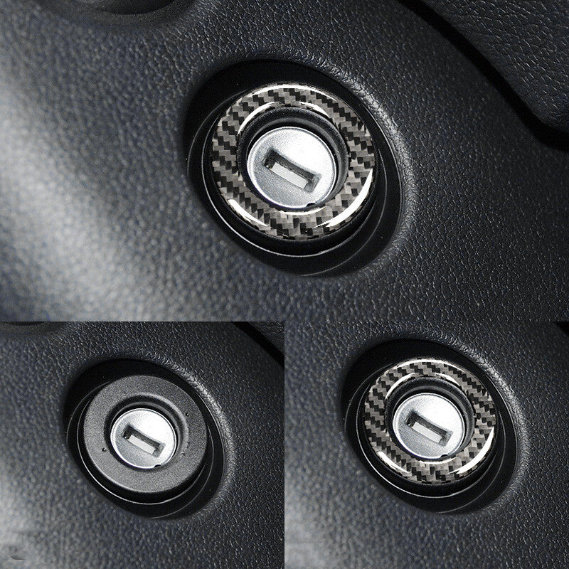 Passend für VW Scirocco Zündung Blende Abdeckung Rahmen Carbon