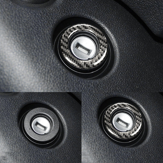 Passend für VW Scirocco Zündung Blende Abdeckung Rahmen Carbon