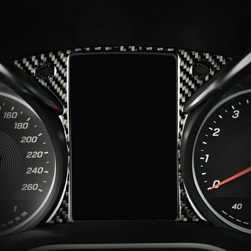 Passend für Mercedes Benz C Klasse W205 GLC Tacho Blende Carbon Cockpit Rahmen