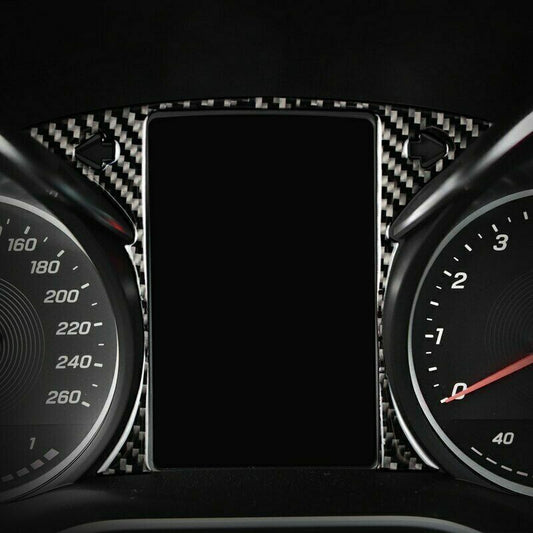 Passend für Mercedes Benz C Klasse W205 GLC Tacho Blende Carbon Cockpit Rahmen