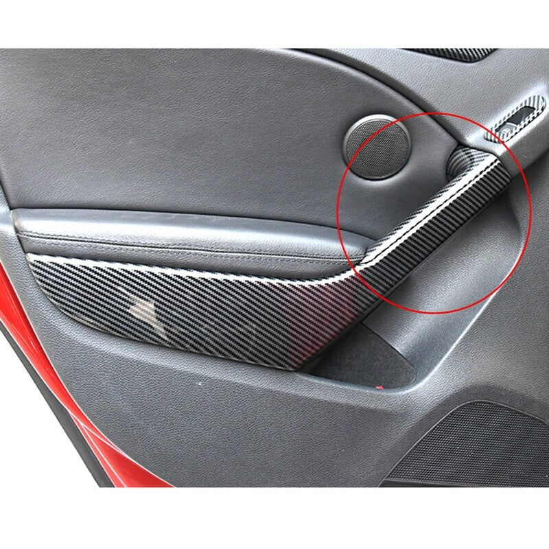 Passend für VW Golf 6 Türgriff Blenden Abdeckung Rahmen Carbon