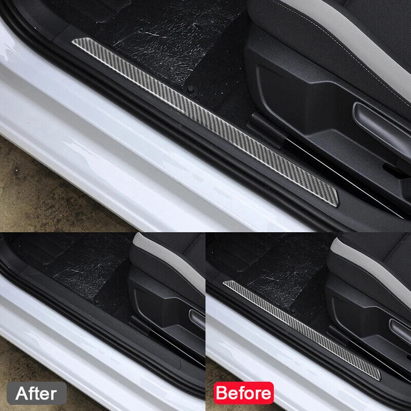 Passend für VW Golf 8 Einstiegsleisten Blenden Carbon Abdeckung