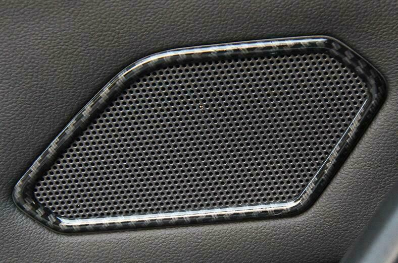 Passend für VW Tiguan ab 2017 Lautsprecher Blenden Rahmen Zierblenden Carbon
