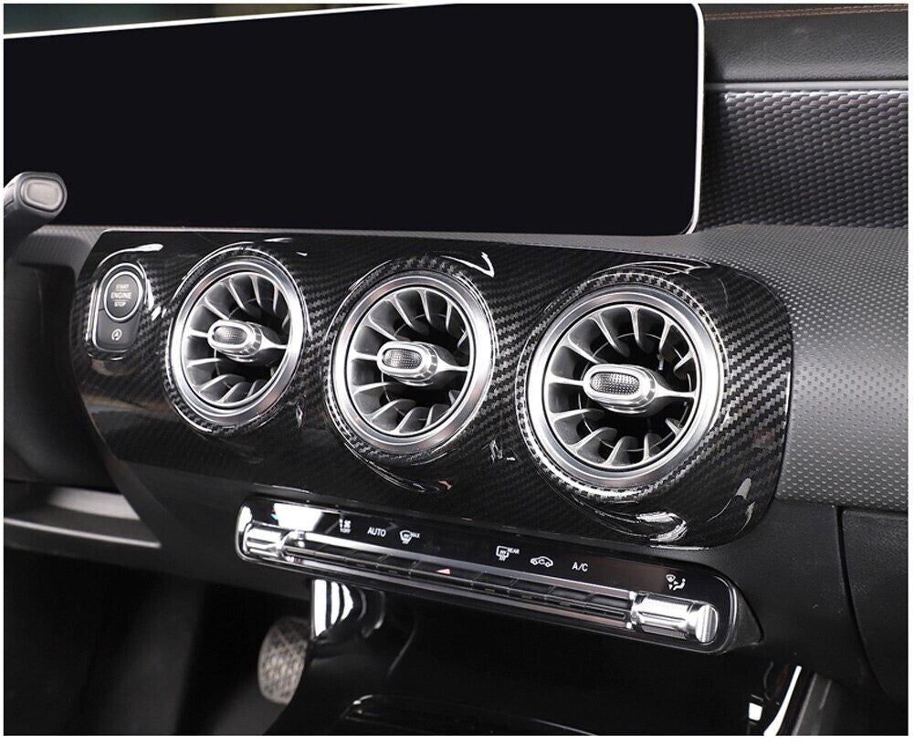 Passend für Mercedes Benz A W177 V177 CLA W118 C118 Carbon Blende Lüftung Armatur