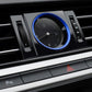 Passend für VW Volkswagen Passat B8 Arteon Uhr Klima Rahmen Blende Blau Cover
