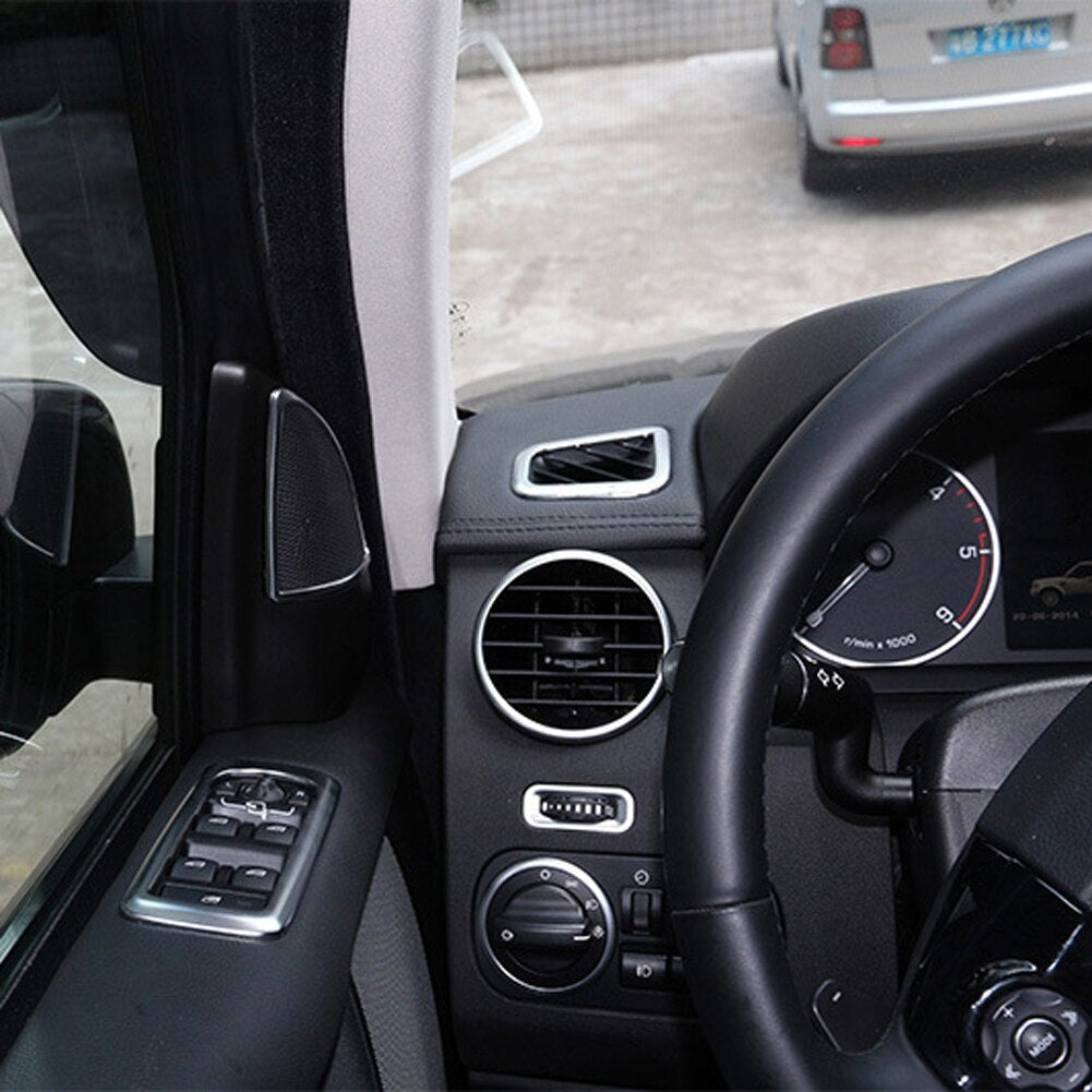 Passend für Land Rover Discovery 4 Range Rover Lüftung Blenden Rahmen Silber