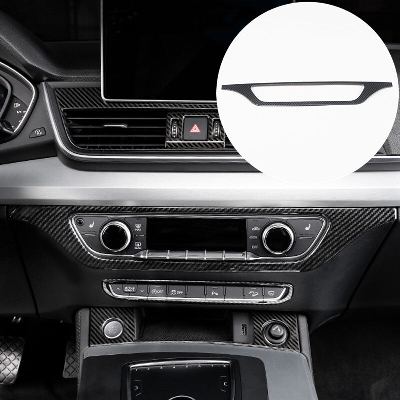 Passend für Audi Q5 Radio Blenden Abdeckung Rahmen Carbon