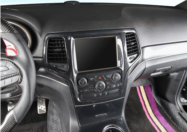 Passend für Jeep Cherokee Display Abdeckung Blenden Rahmen Tuning