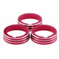 Passend für VW 7 MK7 GTI Ringe Klima Regler Knopf Heizungsregler Cover Blende Rot