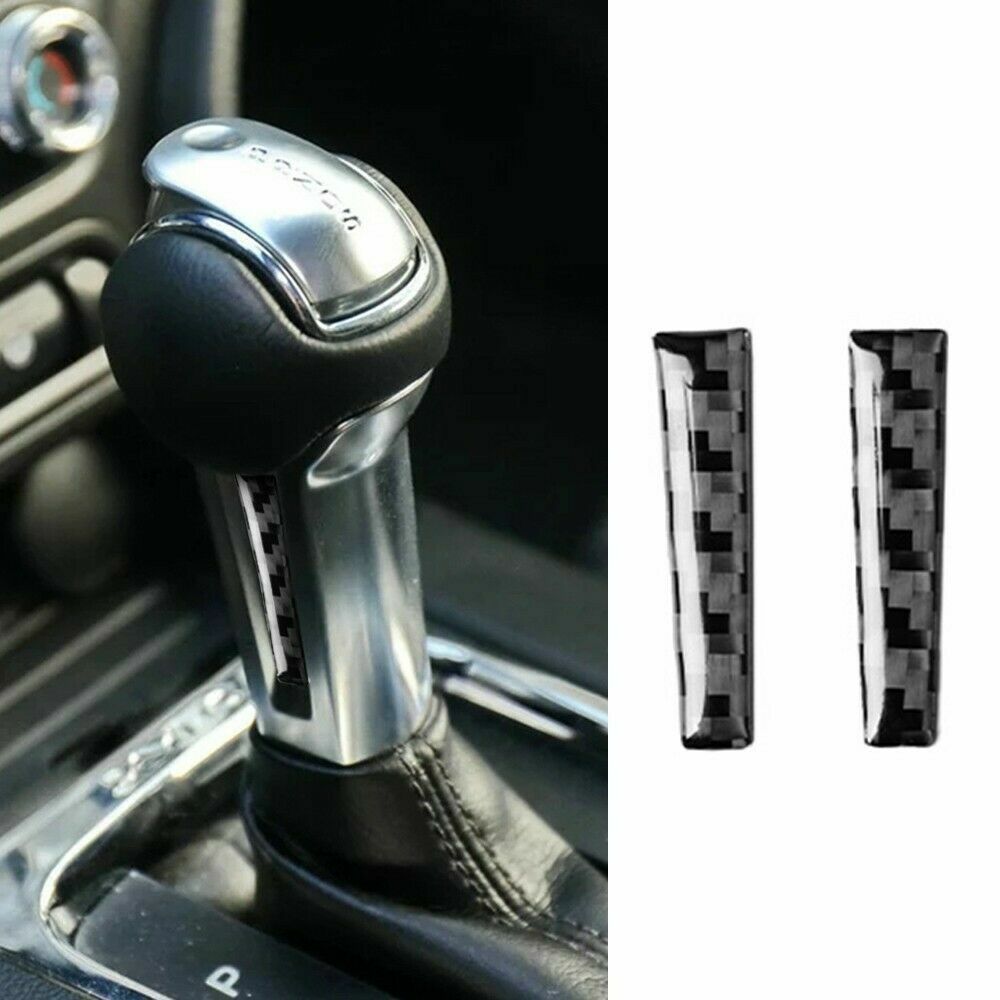Passend für Ford Mustang Schaltknauf Abdeckung Blenden Rahmen Tuning Carbon