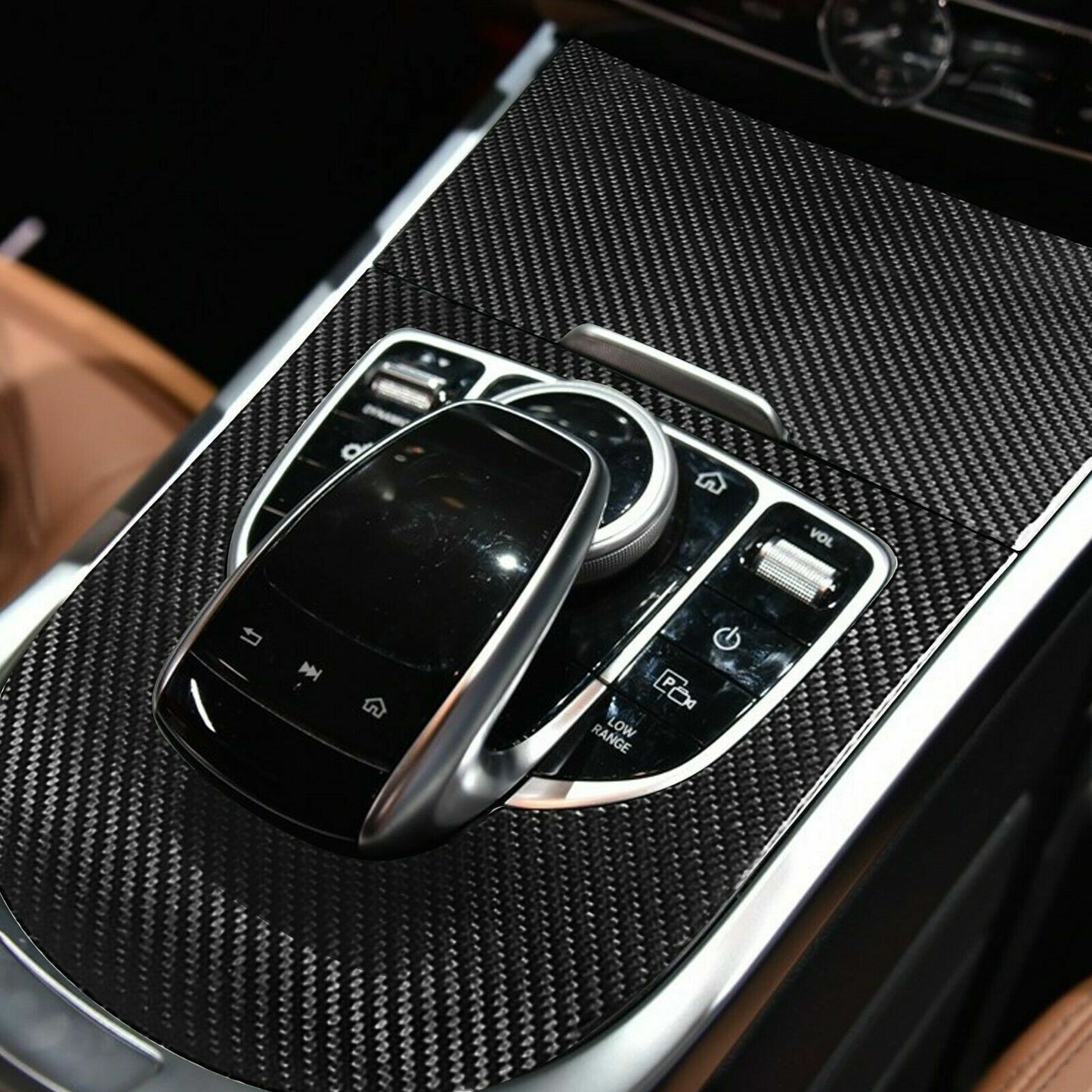 Passend für Mercedes G Klasse W463 2019-20 Mittelkonsole Blenden Rahmen Carbon