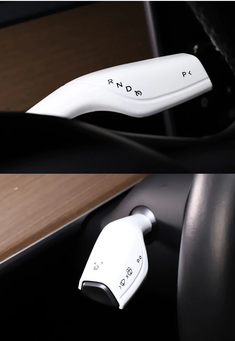 Passend für Tesla Model 3 Blende Weiß Scheibenwischer Blinker Aufwertung Rahmen