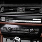 Passend für BMW 5 7 er Radio Tasten Blenden Abdeckung Silber