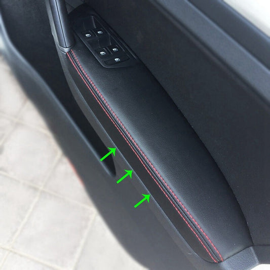 Passend für Golf 7 Armlehne Blenden Abdeckung Rahmen Schwarz