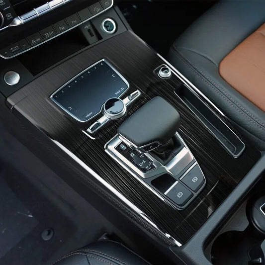 Passend für Audi Q5 FY 2018-22 Mittelkonsole Blende Abdeckung Rahmen Schwarz