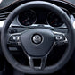 Passend für VW Tiguan 2 Golf 7 T-Roc T-Cross Lenkrad Blende Zierrahmen Carbon