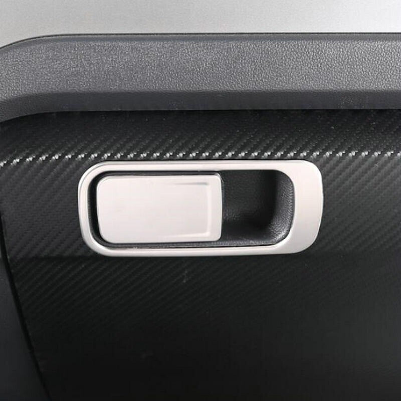 Passend für VW T-Roc TDI TSI Rline Edelstahl Handschuhfach Griff Rahmen Blende